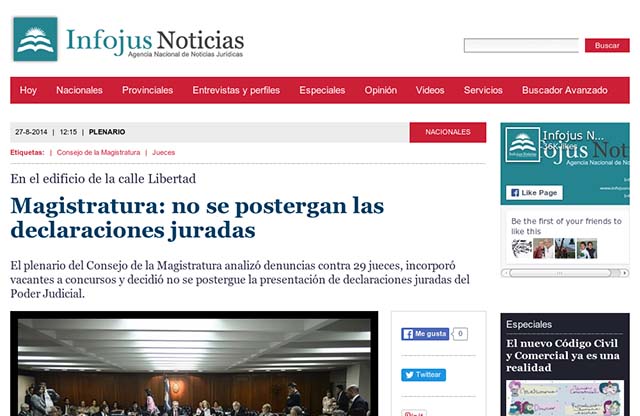 Publicación original por Infojus Noticias