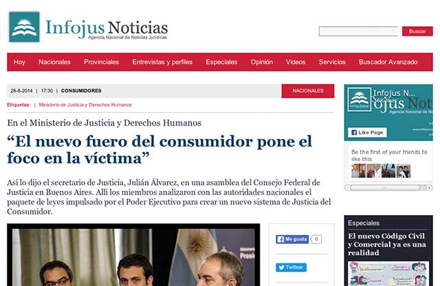 Publicación original por Infojus Noticias