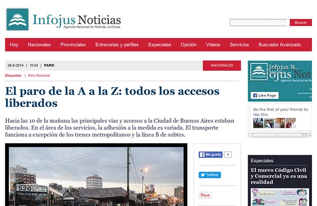 Publicación original por Infojus Noticias
