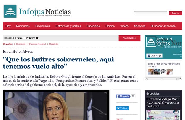 Publicación original por Infojus Noticias