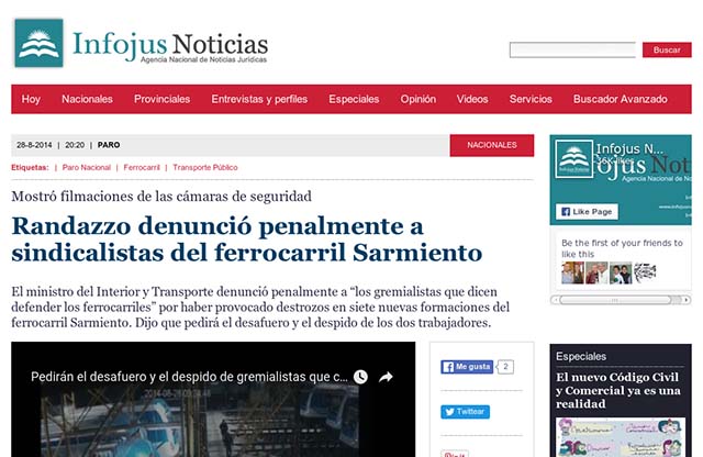 Publicación original por Infojus Noticias