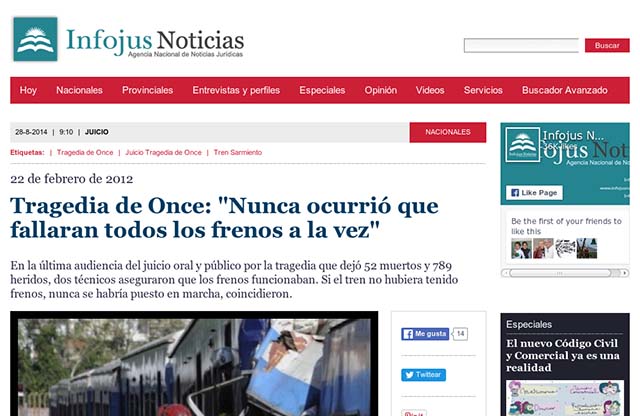 Publicación original por Infojus Noticias