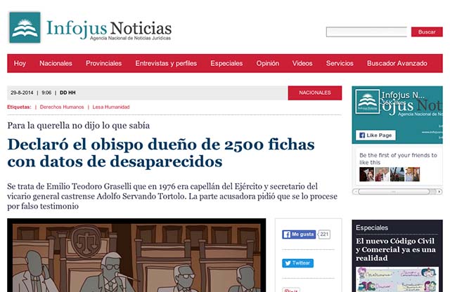 Publicación original por Infojus Noticias