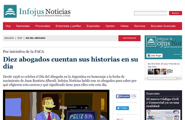 Publicación original por Infojus Noticias