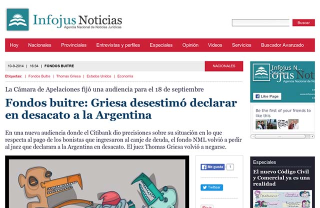 Publicación original por Infojus Noticias