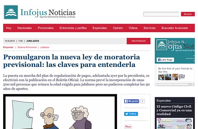 Publicación original por Infojus Noticias