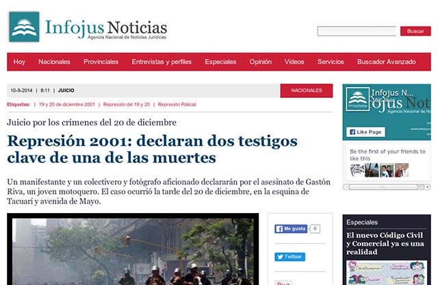 Publicación original por Infojus Noticias