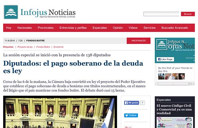Publicación original por Infojus Noticias