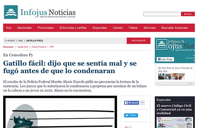 Publicación original por Infojus Noticias