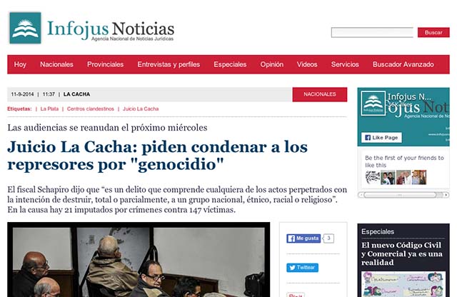 Publicación original por Infojus Noticias