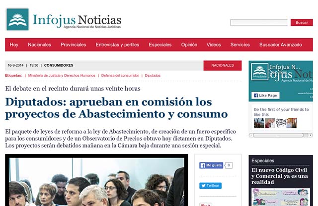 Publicación original por Infojus Noticias