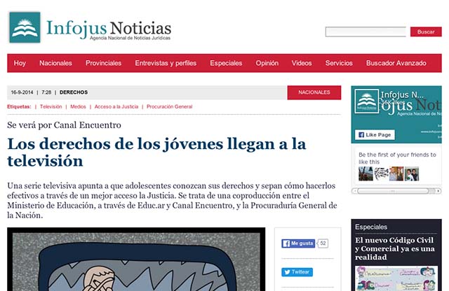 Publicación original por Infojus Noticias