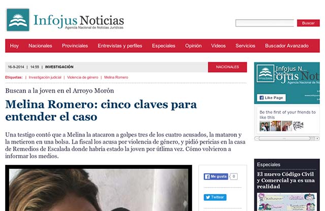 Publicación original por Infojus Noticias