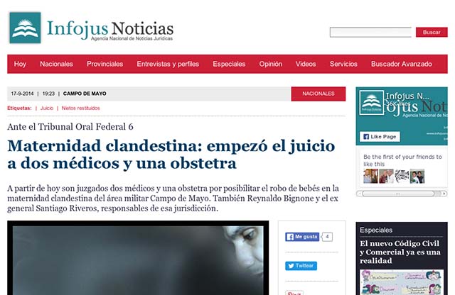 Publicación original por Infojus Noticias