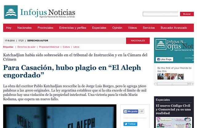Publicación original por Infojus Noticias