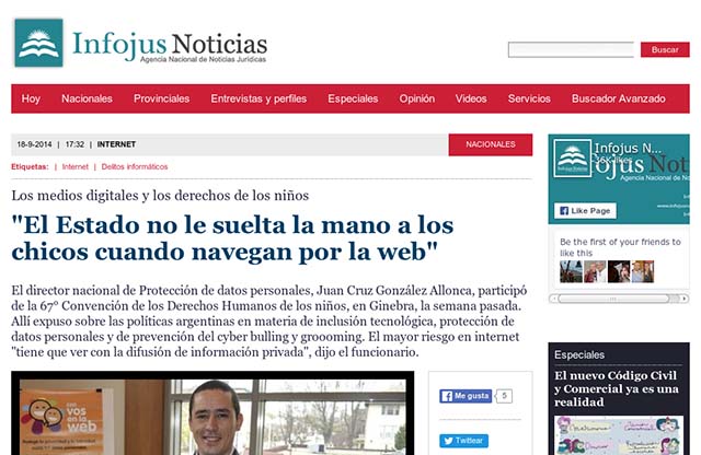 Publicación original por Infojus Noticias