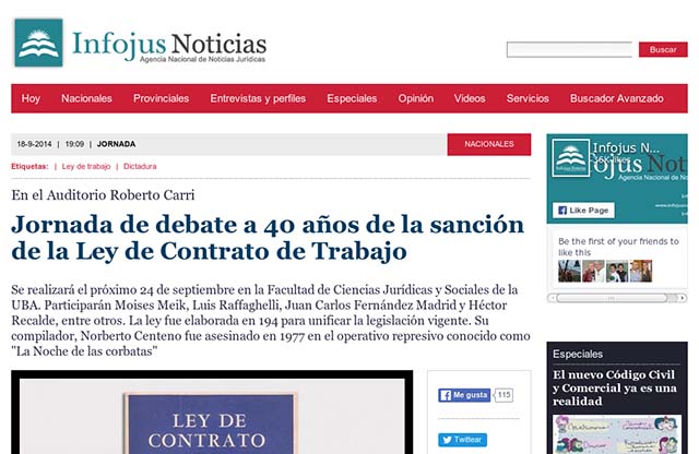 Publicación original por Infojus Noticias