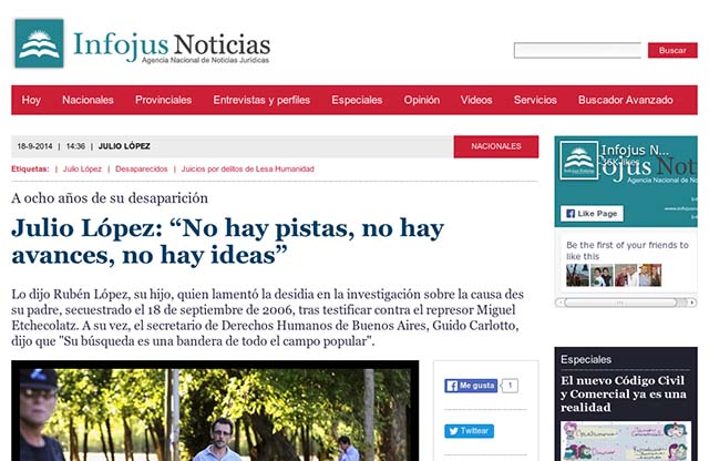 Publicación original por Infojus Noticias