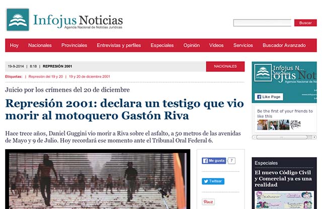 Publicación original por Infojus Noticias