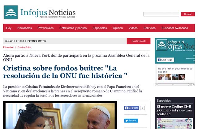 Publicación original por Infojus Noticias