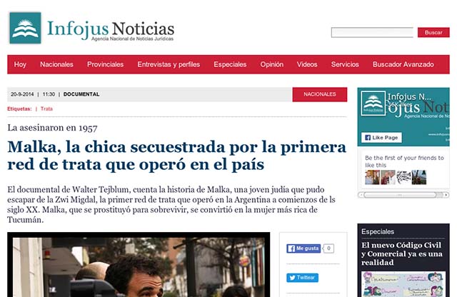 Publicación original por Infojus Noticias