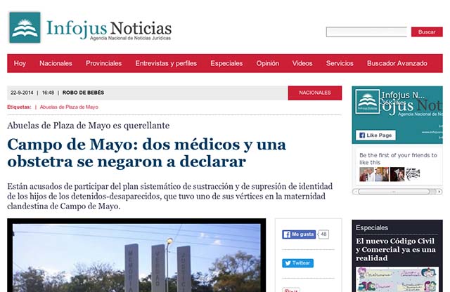 Publicación original por Infojus Noticias