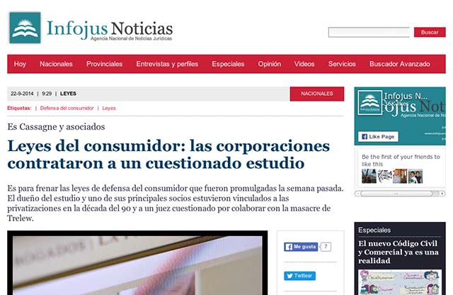 Publicación original por Infojus Noticias