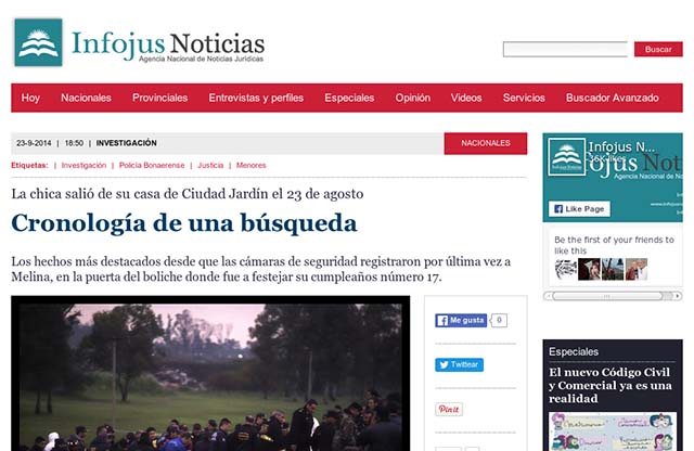 Publicación original por Infojus Noticias