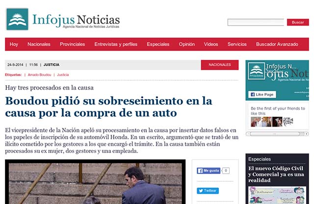 Publicación original por Infojus Noticias