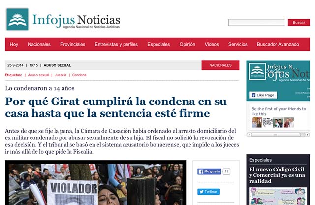 Publicación original por Infojus Noticias