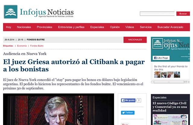 Publicación original por Infojus Noticias