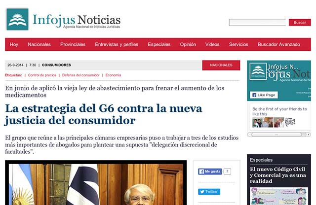 Publicación original por Infojus Noticias