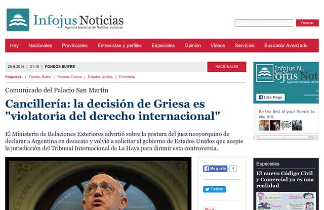 Publicación original por Infojus Noticias