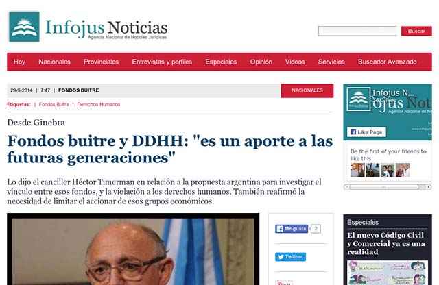 Publicación original por Infojus Noticias