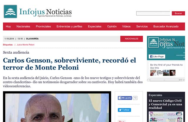 Publicación original por Infojus Noticias