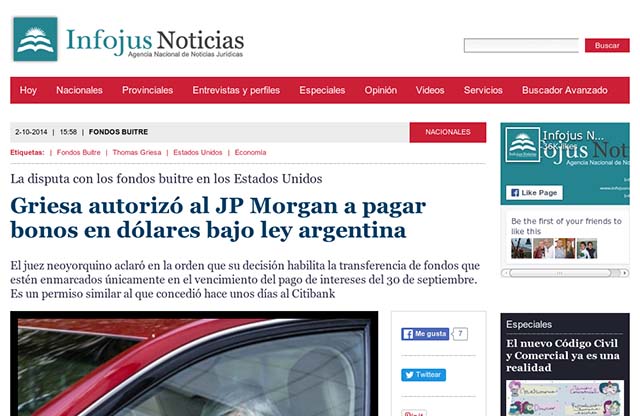 Publicación original por Infojus Noticias