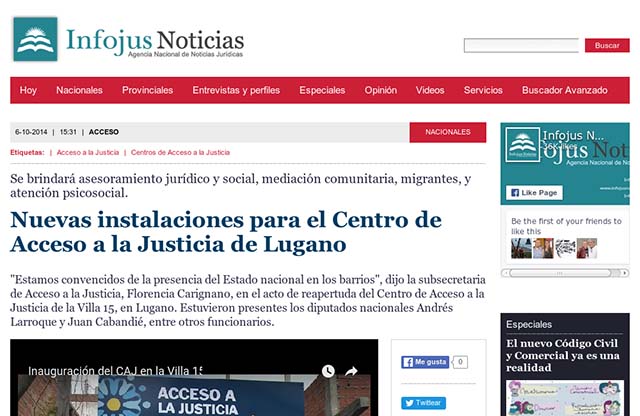 Publicación original por Infojus Noticias