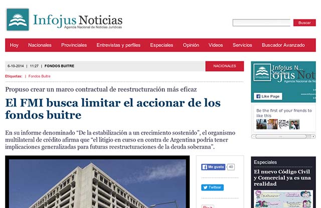 Publicación original por Infojus Noticias