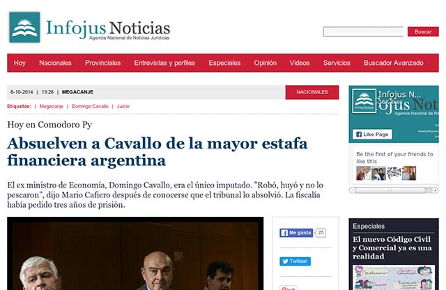 Publicación original por Infojus Noticias