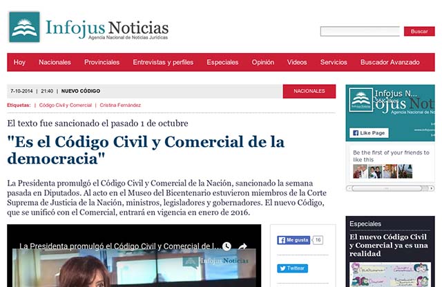 Publicación original por Infojus Noticias