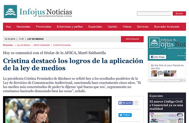 Publicación original por Infojus Noticias