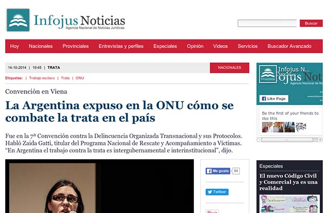 Publicación original por Infojus Noticias