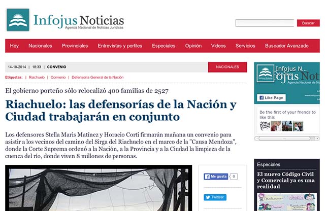 Publicación original por Infojus Noticias