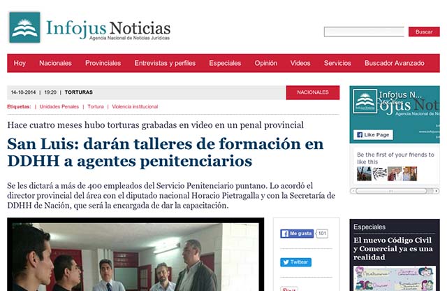 Publicación original por Infojus Noticias