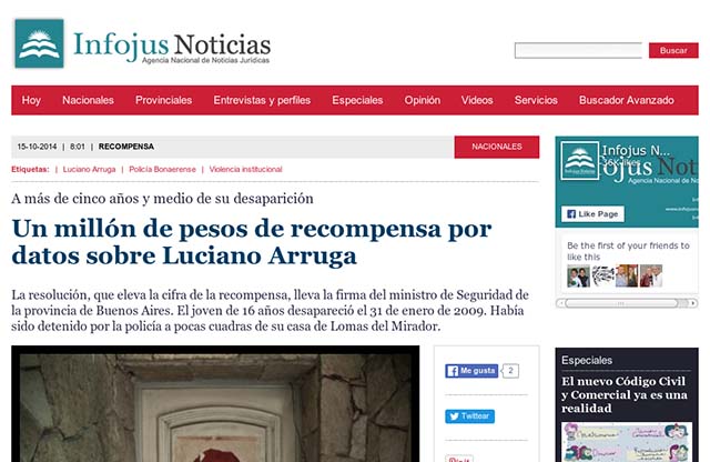 Publicación original por Infojus Noticias