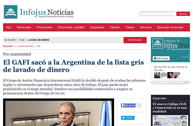 Publicación original por Infojus Noticias