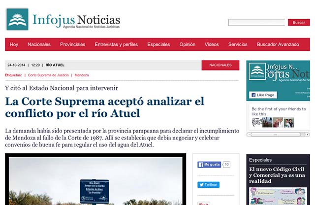 Publicación original por Infojus Noticias