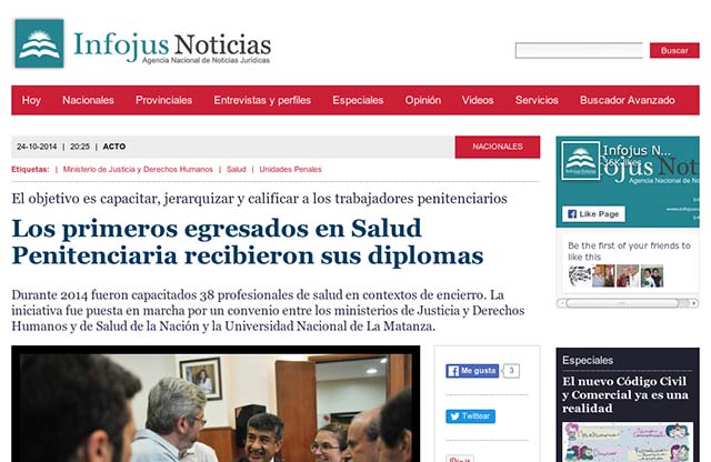 Publicación original por Infojus Noticias