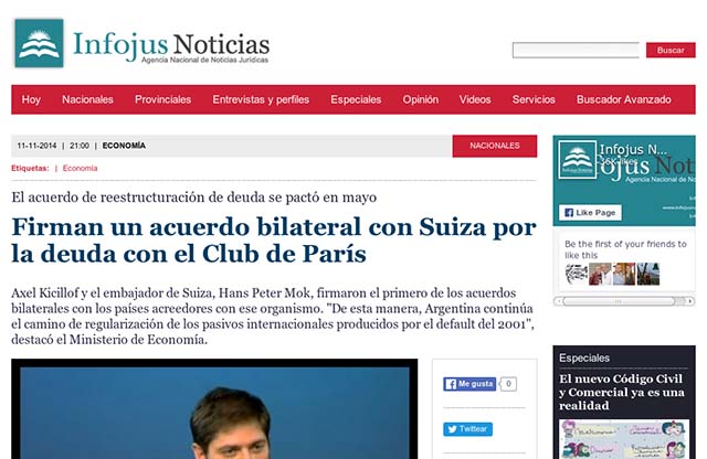 Publicación original por Infojus Noticias