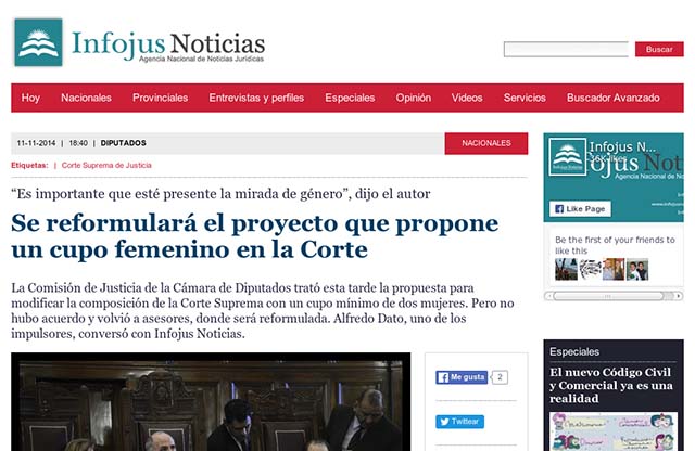 Publicación original por Infojus Noticias